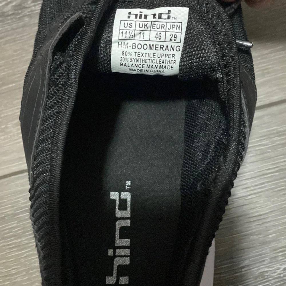 NWT! Hind Black‎ Athletic Men's Shoes